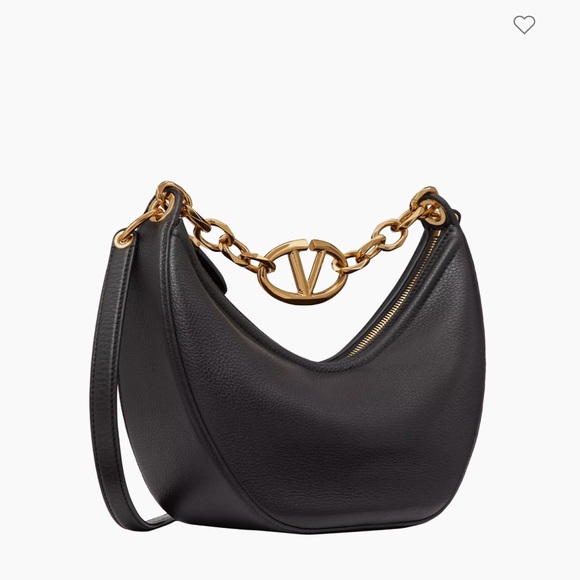 Valentino Garavani Handbags - •Valentino Small VLogo Bracelet Moon Hobo Bag